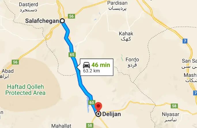 امداد خودرو سلفچگان دلیجان